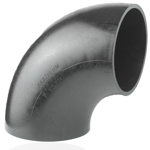 PE-Abfluss, Bogen 90&deg;, kurz